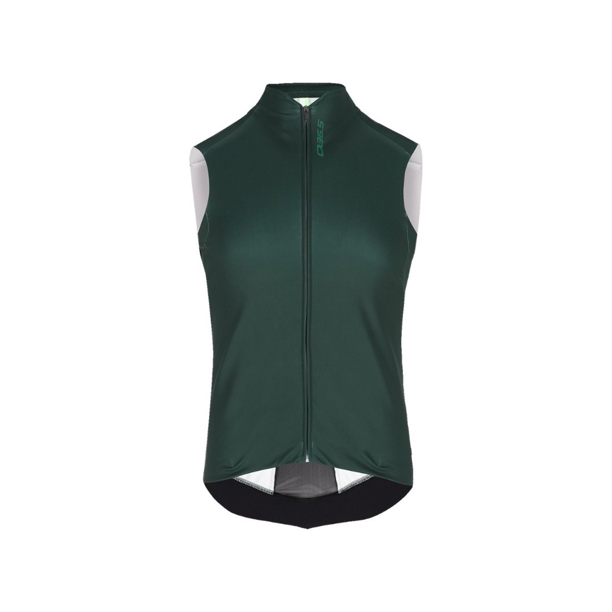 Q36.5 Colete Híbrido Gregarius verde preto, Tamanho XXL Unisex