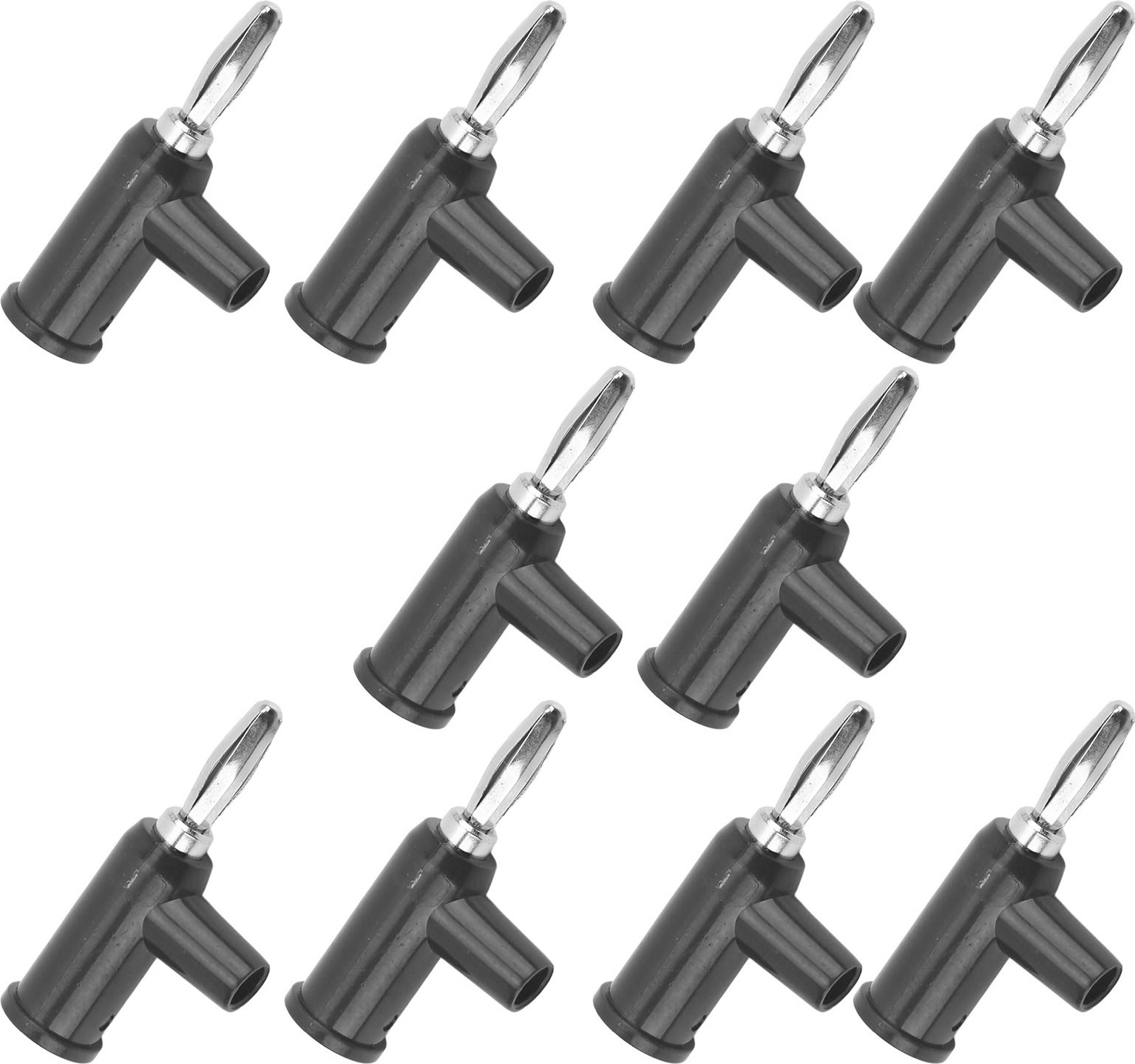 Cocosity Banaanconnector, Stapelbare koperen elektrische connector zonder soldeer, 4 mm
