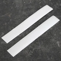 100 Paar - Klettstreifen selbstklebend, Haken und Flausch paarweise weiß | 20 x 150 mm, Nylon, Polyester