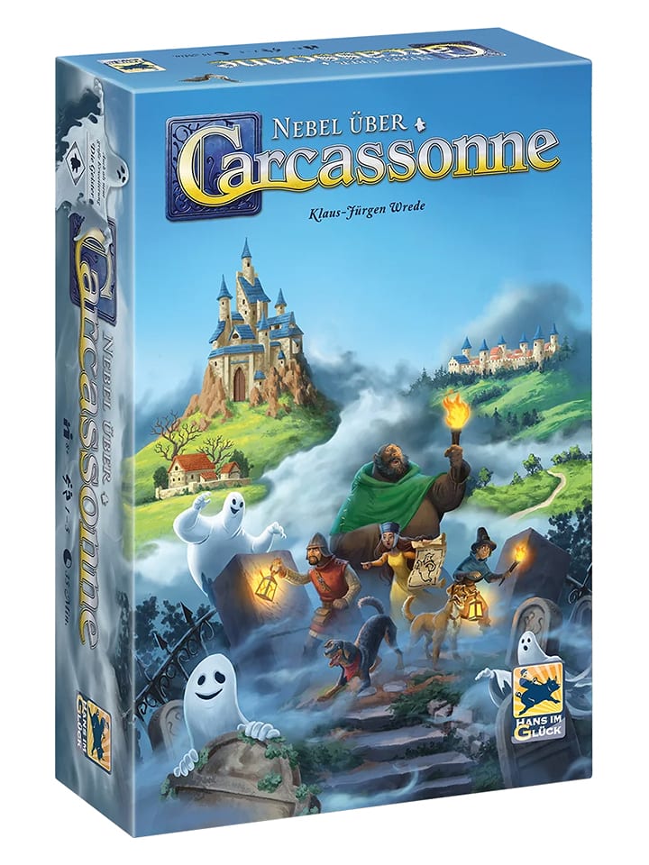 Asmodee Brettspiel "Nebel über Carcassonne" - ab 8 Jahren - onesize