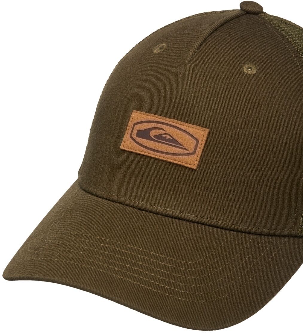 Trucker Cap QUIKSILVER "Decades Cotton Patch", Herren, grün (grape leaf), Kunstfaser, Caps Trucker Cap