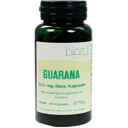 Guarana 500mg Bios Kapseln 100 ST