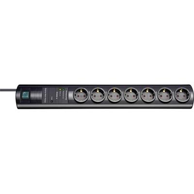 Brennenstuhl 1153300477 Main/Follow-Steckdosenleiste 7fach Schwarz Schutzkontakt 1 St.