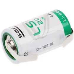 Saft Lithium-Batterie LSH 20-CNR, D, mit U-Lötfahne, 3,6 V-, 13000 mAh (D, 13000 mAh), Batterien + Akkus
