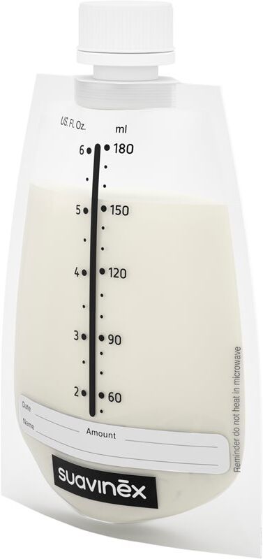 Suavinex Zero Zero Breast Milk Bags sachets pour la conservation du lait maternel 20x180 ml