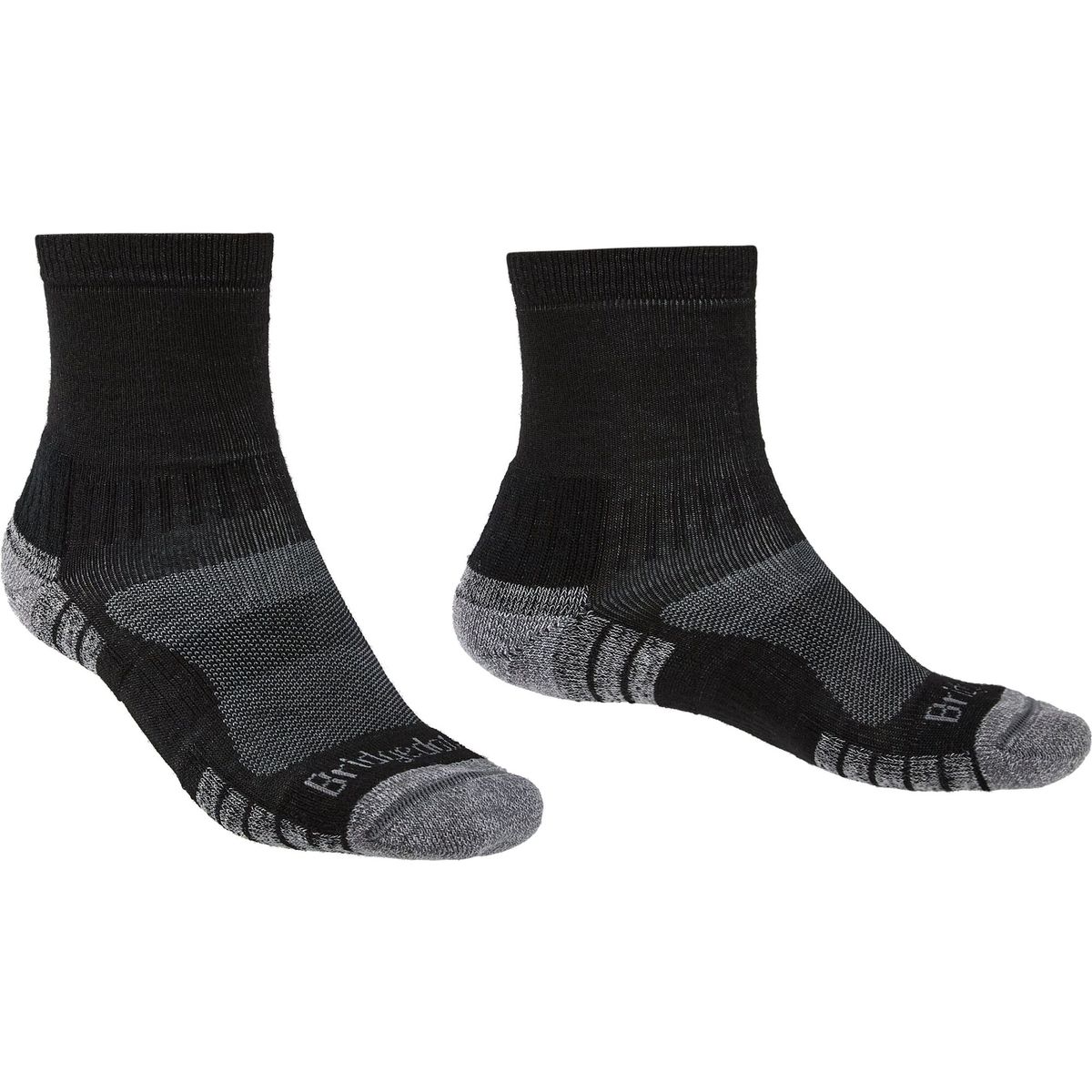 Bridgedale Hike Lightweight Performance ¾ Crew black/silver (822) S 710528-822-S