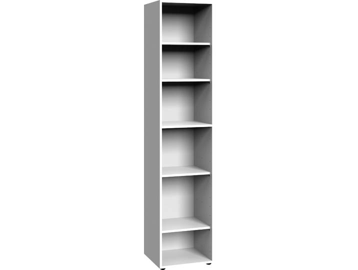 Eckregal WIMEX Multiraumkonzept , weiss (weiß), B:40cm H:185cm T:40cm, Holzwerkstoff, Regale, Eckregal