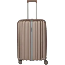 Travelite PAROS Trolley M (65 cm) erweiterbar - Cappuccino Koffer24