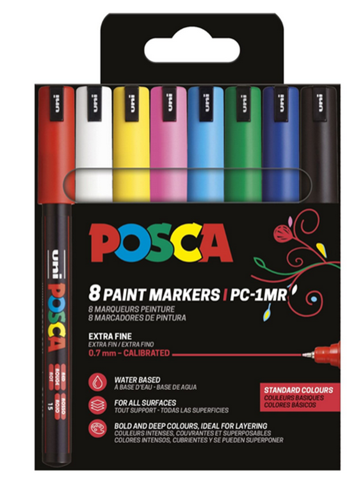 POSCA Marker Set PC-1MR 8 Assorted Standard Colours