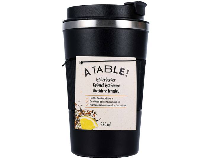 À Table! Isolierbecher schwarz 380ml