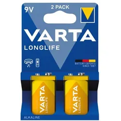 Varta 2er-Pack Batterien »LONGLIFE« E-Block / 6LP3146
