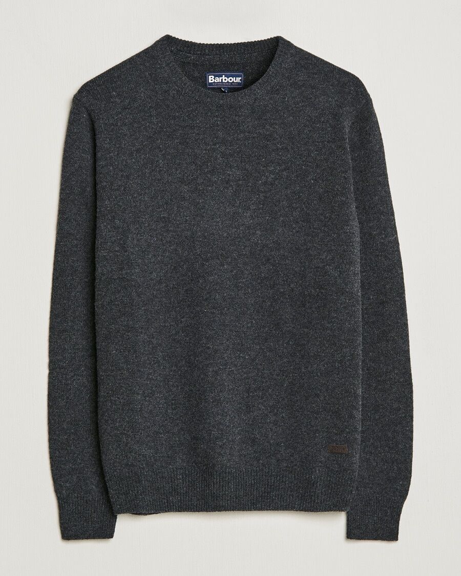 Barbour Lifestyle Patch Crew Charcoal men L Grå