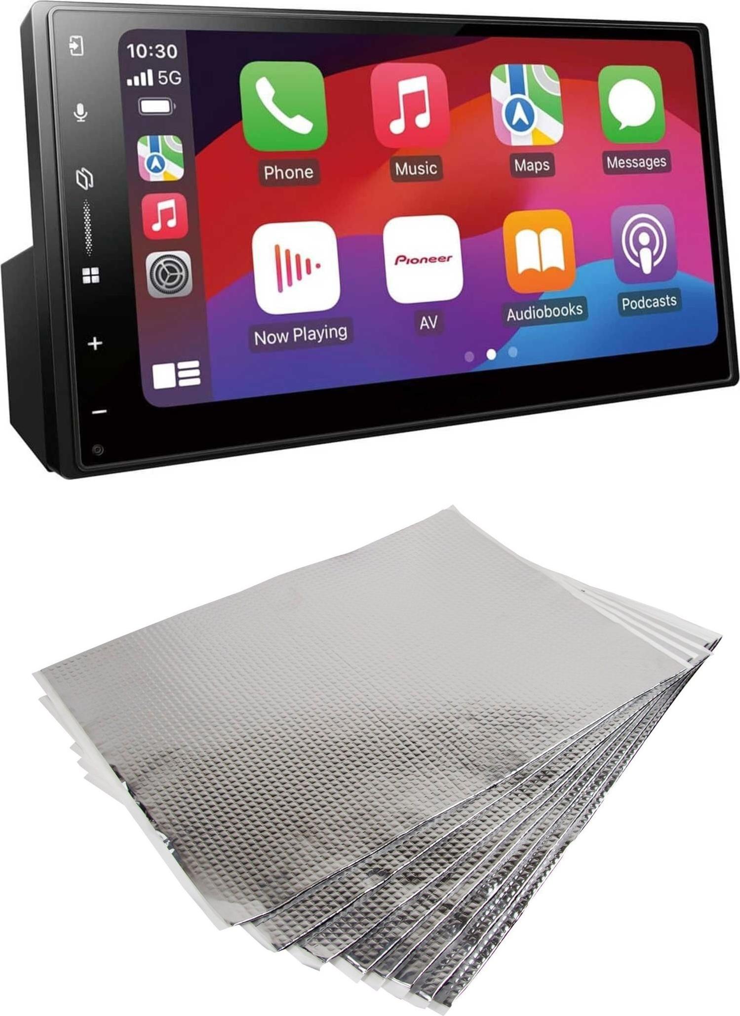Lautsprecher Pioneer SPH-DA77DAB inkl. Renegade Dämmpaket REN18SD -