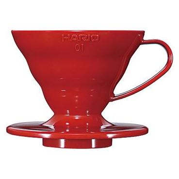 Hario V60-01 Kaffeetropfer aus Keramik, Rot (37116786)