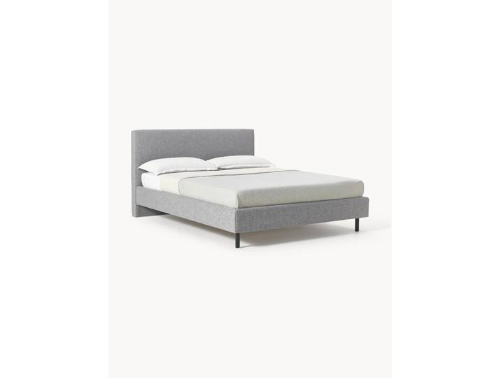 Lit matelassé avec pieds en bois Giulia