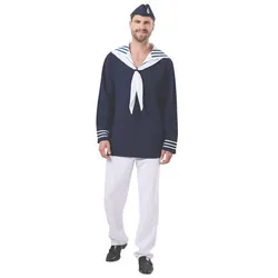 buttinette Shirt "Matrose" für Herren, dunkelblau