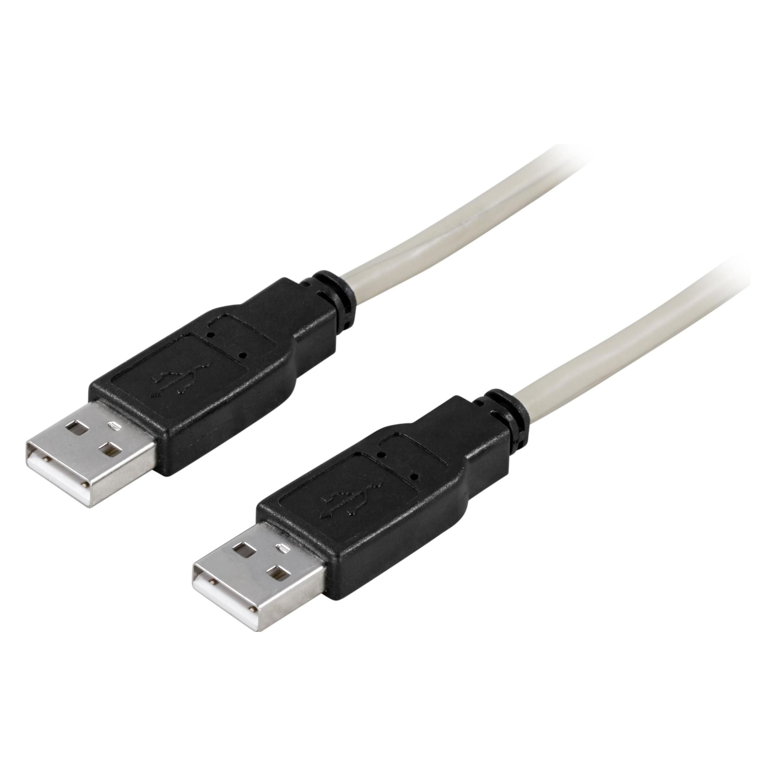 Deltaco USB-kabel - 5 m (5 m, USB 2.0) (USB2-10)