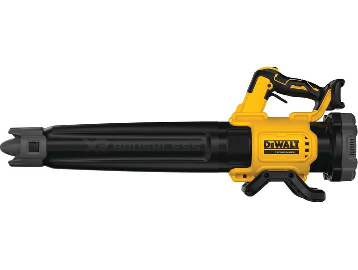 Akku-Laubbläser DEWALT Basis (bürstenlos) 18 V Solo , gelb (grau), Laubsauger, Akku-Laubbläser