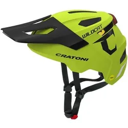 CRATONI Kinder-/Jugendhelm  "WildCat MIPS", limette, Größe 49-56cm in Grün Grün