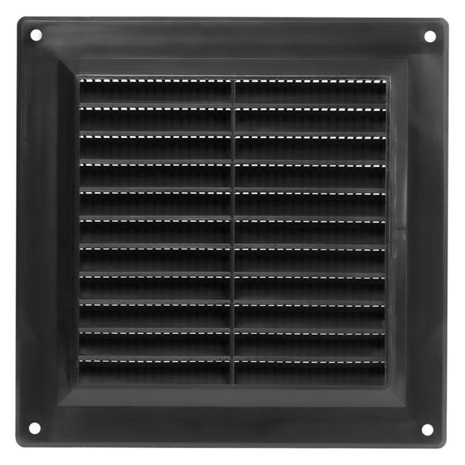 Europlast Lüftungsgitter aus Kunststoff, 150 x 150 mm, schwarz (58529330)