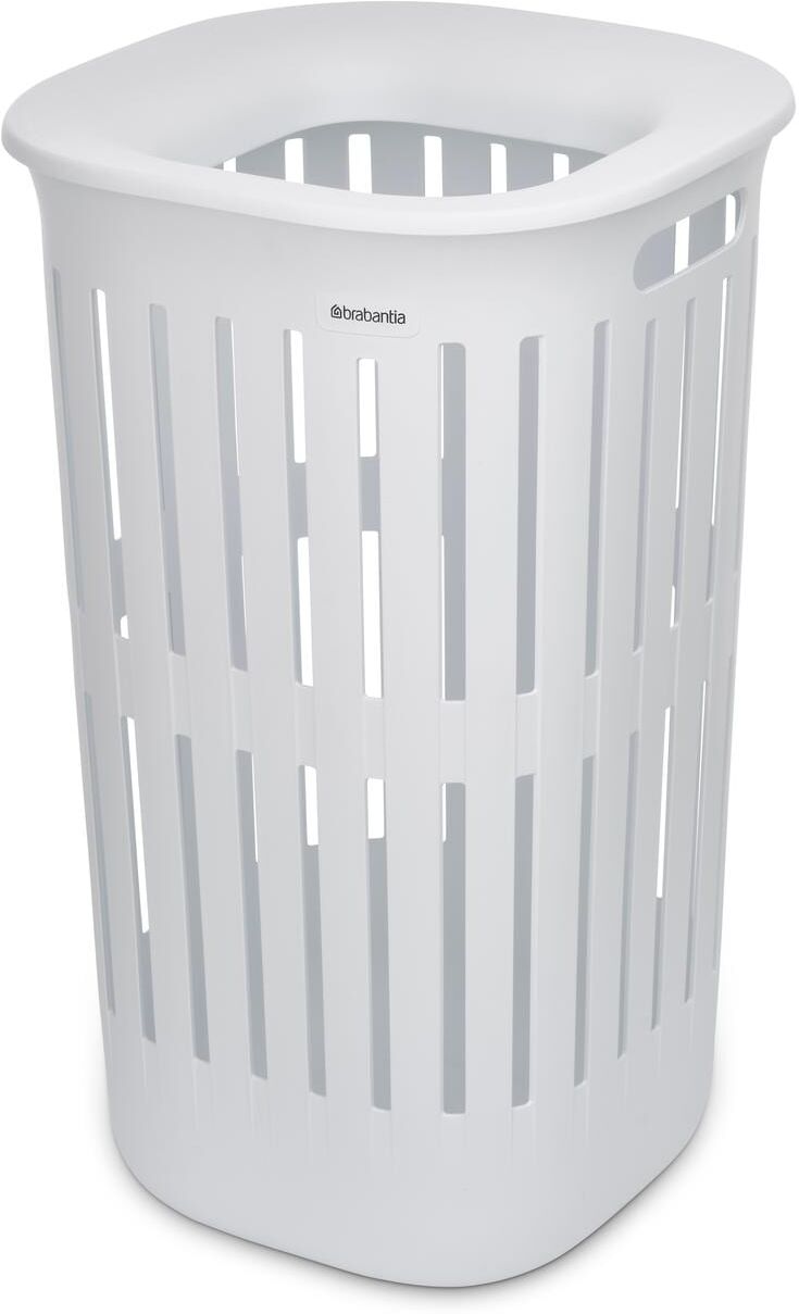 Wäschekorb BRABANTIA "Collect-It 55 l", weiss (weiß), B:38,2cm H:64,3cm T:38,2cm, Kunststoff, Wäschesammler, Wäschekorb weiß 55 l