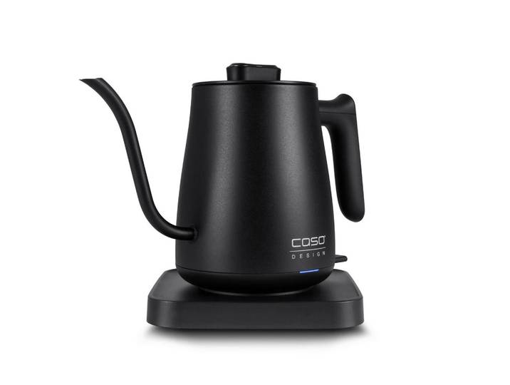 Caso Design Wasserkocher, Schwarz, 0,6 l, 28x20.5x16 cm, CE, automatische Abschaltung, Überhitzungsschutz, Beleuchtung, Kochgeschirr, Küchengeräte, Wasserkocher