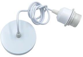 Uplift Picks Vintage E27 Hanging Lamp Holder Pendant Light Socket With Hanging Wire white 1.5 M e27