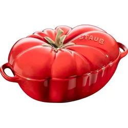 STAUB Bräter mit Deckel La Cocotte - Tomate Keramik Rot