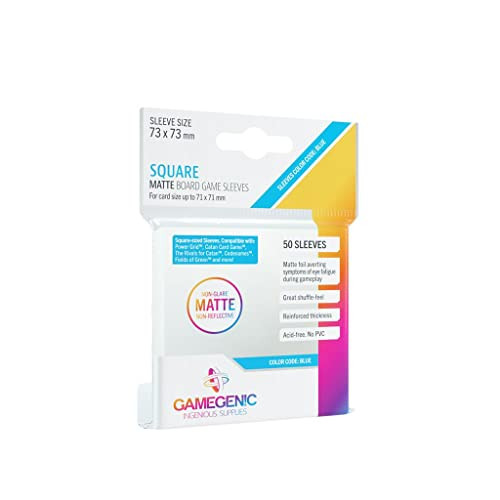 GAMEGEN!C Matte Square Sleeves 73x73mm - 50 stuks - Transparant - GGS10061ML