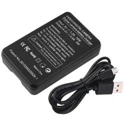 Acconic Dual Schnell-Ladegerät passend für Sony NP-BX1 NPBX1 inkl. USB Kabel