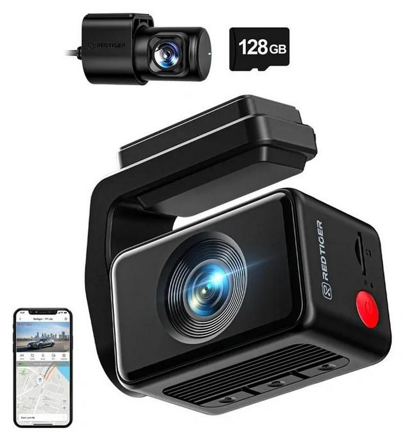 Redtiger F4 Pro Dashcam met 128GB opslagcapaciteit