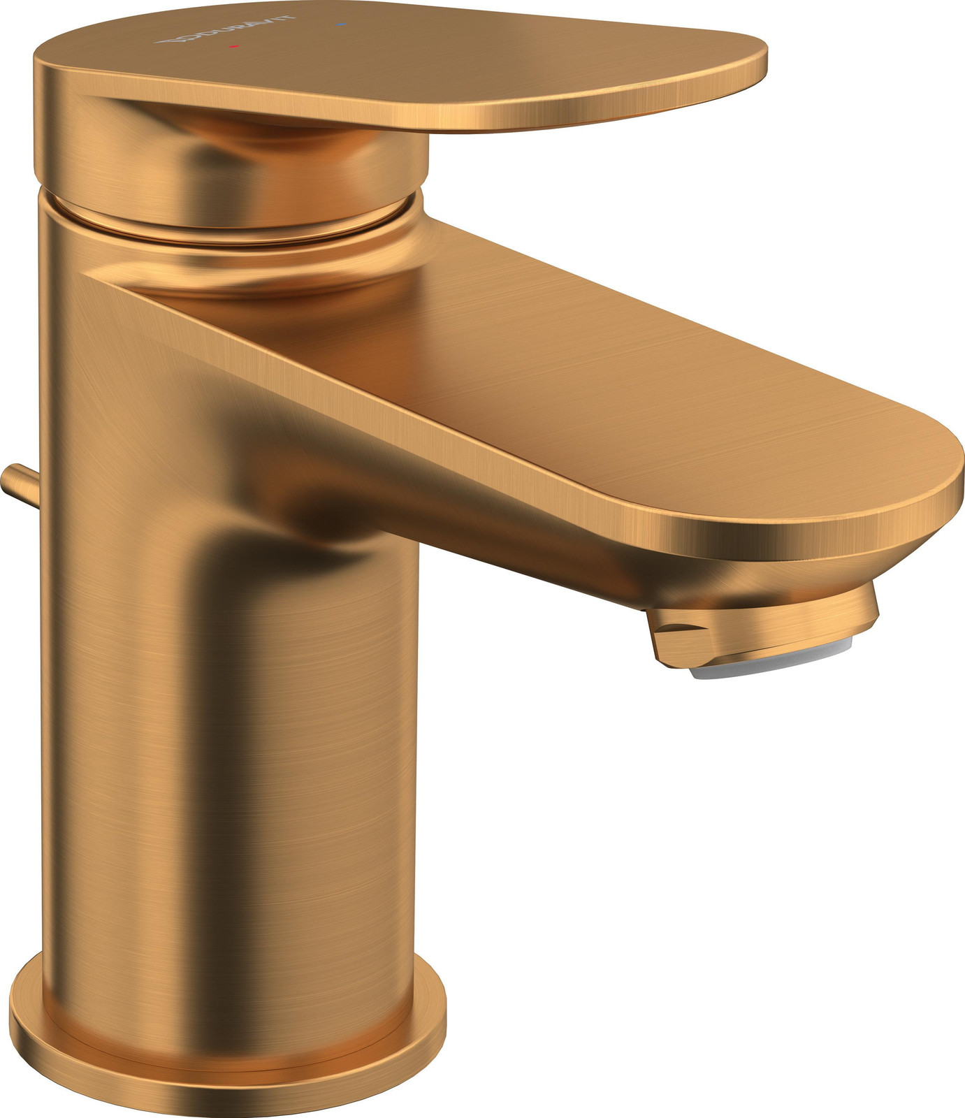 Duravit Wave Mengkraan met Safety Stop in Geborsteld Brons