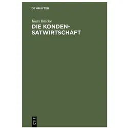 Balcke:Die Kondensatwirtschaft, Fachbücher von Hans Balcke