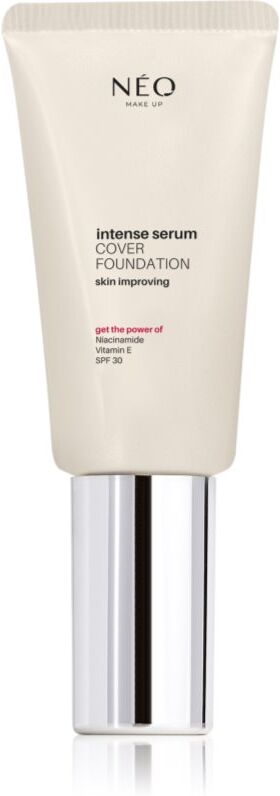 NEO MAKE UP Intense Serum Cover Foundation natural finish foundation SPF 30 shade 02 Ivory 30 ml