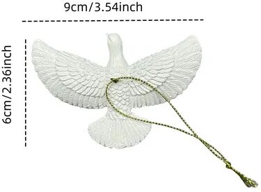 Multisell Products Hub Cute New Year Tree Decor For Home, Office Party Wedding Gift, Friendship Doves Christmas Ornament 1 Pc Doves