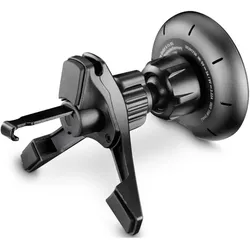 Hama Kabelloses Qi2-Ladegerät, induktives Schnellladen im Auto, 15 W, Schwarz, Auto Adapter, Schwarz
