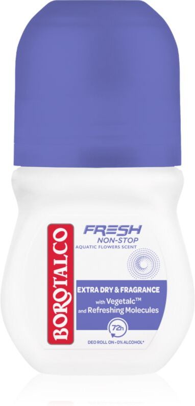 Borotalco Non-Stop Fresh Aquatic Flowers Roll-On Deodorant 72h 50 ml