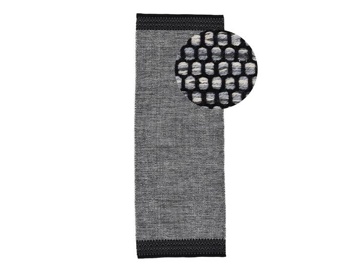 Tapis de couloir Kelim Mia 60 x 180cm Gris/Gris