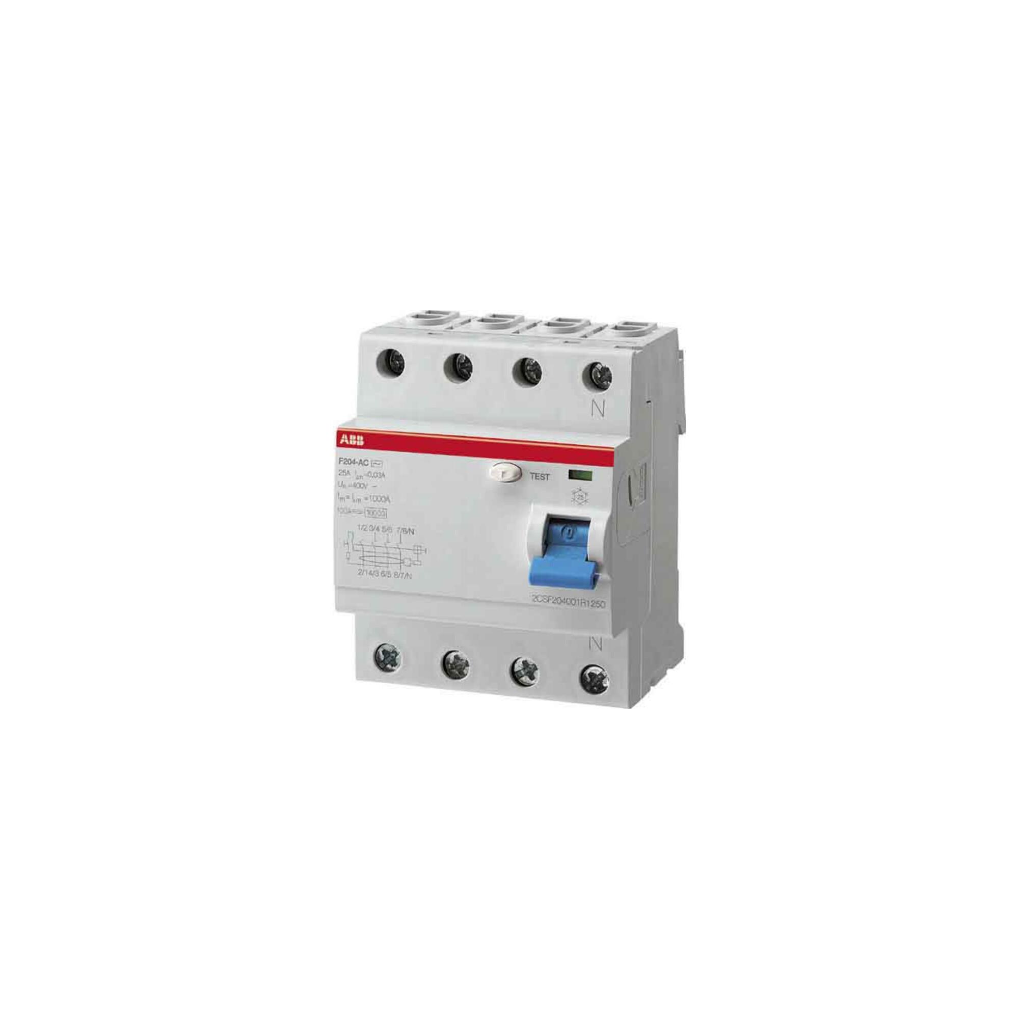 ABB Stotz S&J FI-Schutzschalter pro M Compact F204AS-40/0, 3 (2CSF204201R3400)