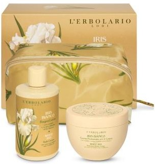 L'Erbolario Iris Blanco Badecreme 300 ml + Körpercreme 300 ml