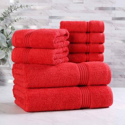 Superior 100% Egyptian Cotton 8-Piece Towel Set Luxury, Soft & Absorbent