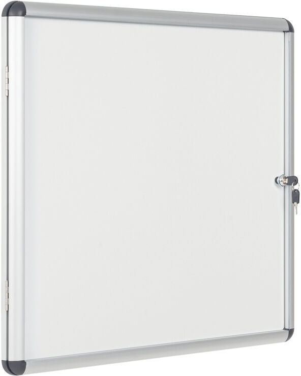 Bi-Office Innenvitrine mit weißer magnetischer Oberfläche, 720 x 674 mm