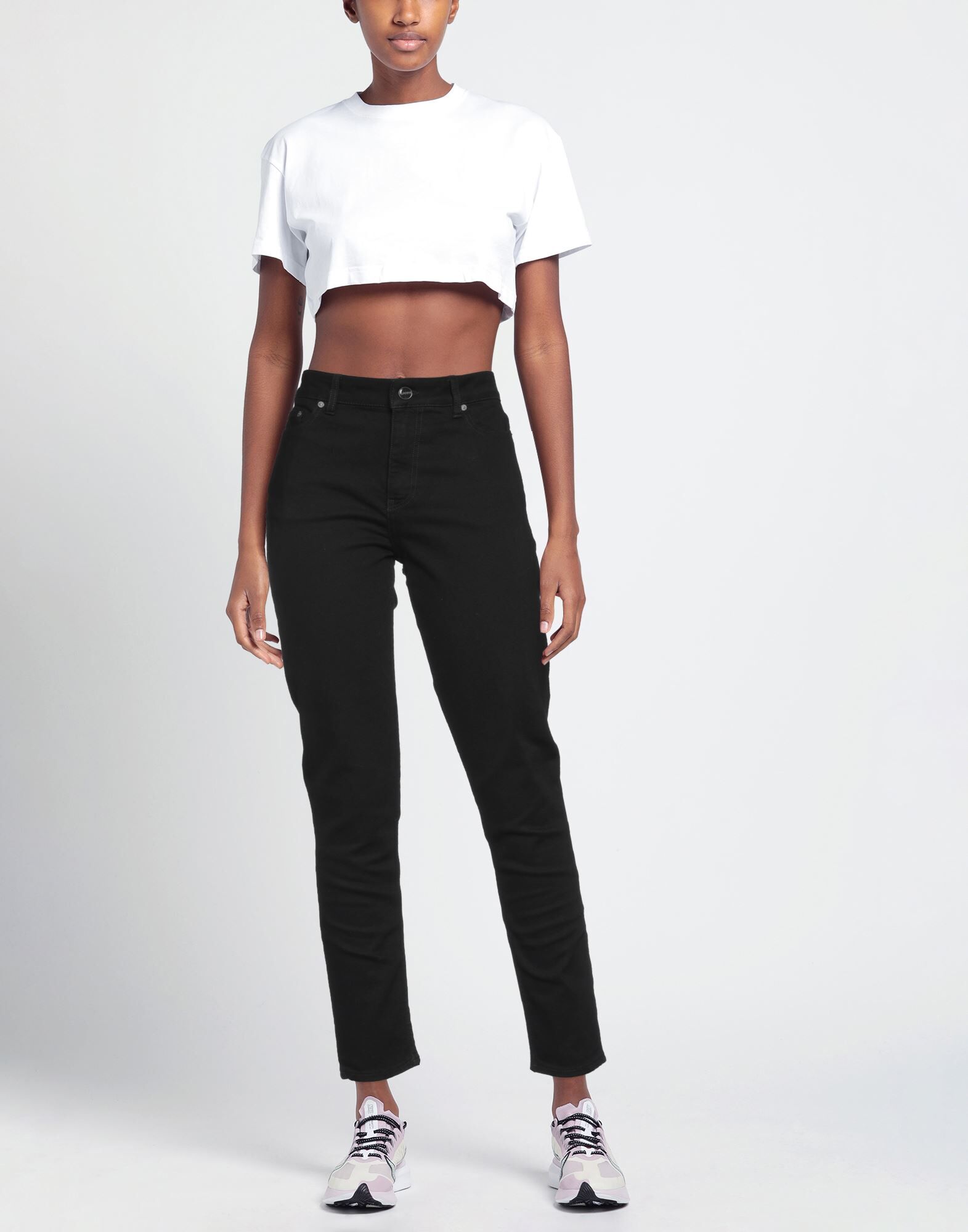Ganni Pantalones Mujer Negro 27 Mujer