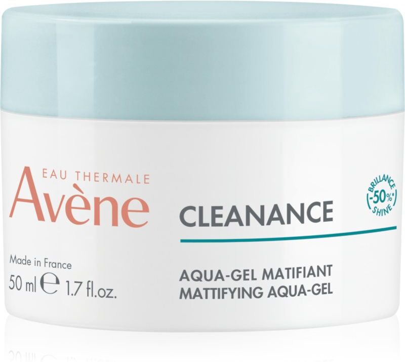 Avène Cleanance Mattifying Aqua-Gel mattierende und feuchtigkeitsspendende Gel-Creme für fettige und Mischhaut 50 ml