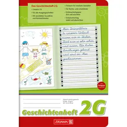 BRUNNEN Geschichtenheft Lineatur 2G liniert DIN A5