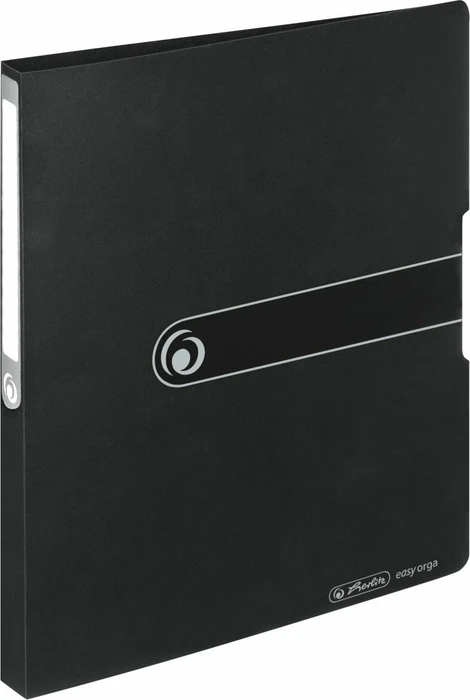 herlitz Ringbuch easy orga to go, A4, 2-Ring, 27mm schwarz opak