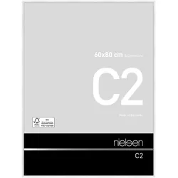 Nielsen Aluminium-Bilderrahmen C2  Weiß glanz / 60 x 80
