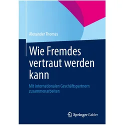 Wie Fremdes vertraut werden kann, Fachbücher von Alexander Thomas