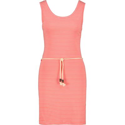 Sommerkleid ALIFE & KICKIN, Damen, Gr. XXL, Normalgrößen, rosa (ocean coral), 100% Baumwolle, Rundhals, Kleider Sommerkleid