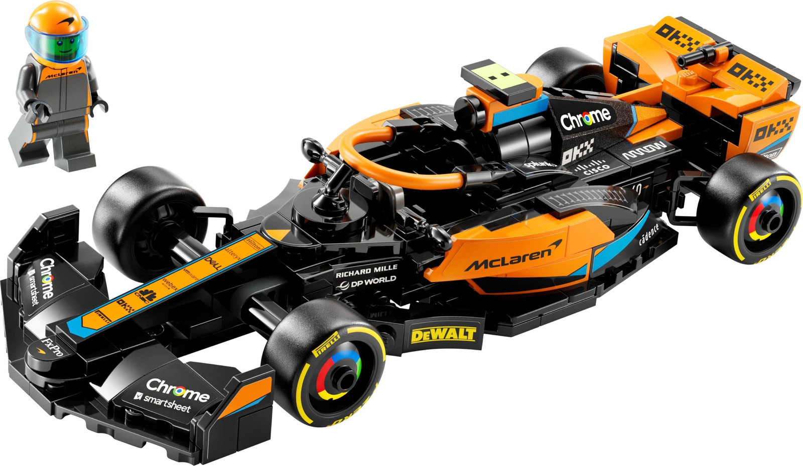 LEGO Speed Champions 76919 McLaren Formule 1 Raceauto 2023